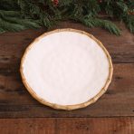 VIDA Bamboo Round Platter (White and Natural) - Image 6