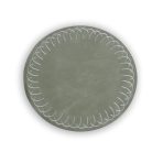 FINAL SALE - VIDA Round Embroidered Swirl 15.5" Round Placemats Set of 4 (Green) - Image 2