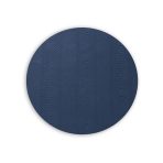 VIDA Croc Reversible 15.5" Round Placemats Set of 4 (Blue and Taupe) - Image 2