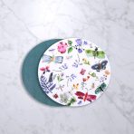 FINAL SALE - VIDA Croc Reversible  15.5" Round Placemats Set of 4 (Butterfly)