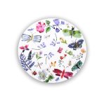 FINAL SALE - VIDA Croc Reversible  15.5" Round Placemats Set of 4 (Butterfly) - Image 2