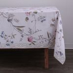 FINAL SALE - LINEN Gabrielle tablecloth 70 x120 (Floral)