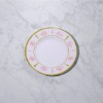 VIDA Athena Dinner Plate 11" Set of 4 (Pink and Green)