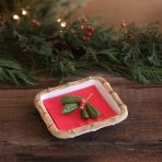 VIDA Bamboo Beverage Napkin Holder (White and Natural) - Image 7