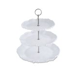 FINAL SALE - VIDA Alegria Triple Tiered Server (White) - Image 2