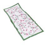 FINAL SALE - LINEN Norelle Runner 108 x 18 (Green and Red Floral) - Image 2