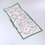 FINAL SALE - LINEN Norelle Runner 108 x 18 (Green and Red Floral)