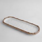 VIDA Bamboo Baguette Platter (White and Natural) - Image 2