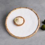 VIDA Bamboo Baguette Platter (White and Natural) - Image 6