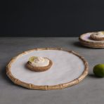 VIDA Bamboo Baguette Platter (White and Natural) - Image 7