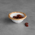 VIDA Bamboo Mini Dip Bowl (White and Natural) - Image 4