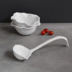 FINAL SALE - VIDA Lettuce Ladle (White) - Image 4