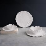 VIDA Lettuce 13" Charger Set of 4 (White) - Image 3