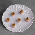 VIDA Lettuce 13" Charger Set of 4 (White) - Image 5