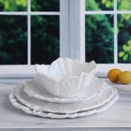 VIDA Lettuce 13" Charger Set of 4 (White) - Image 6