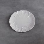 VIDA Lettuce 11" Dinner Plate Set of 4 (White)