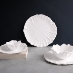 VIDA Lettuce Cereal Bowl Set of 4 (White) - Image 2