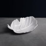 FINAL SALE - VIDA Lettuce Large Leaf Platter (White)