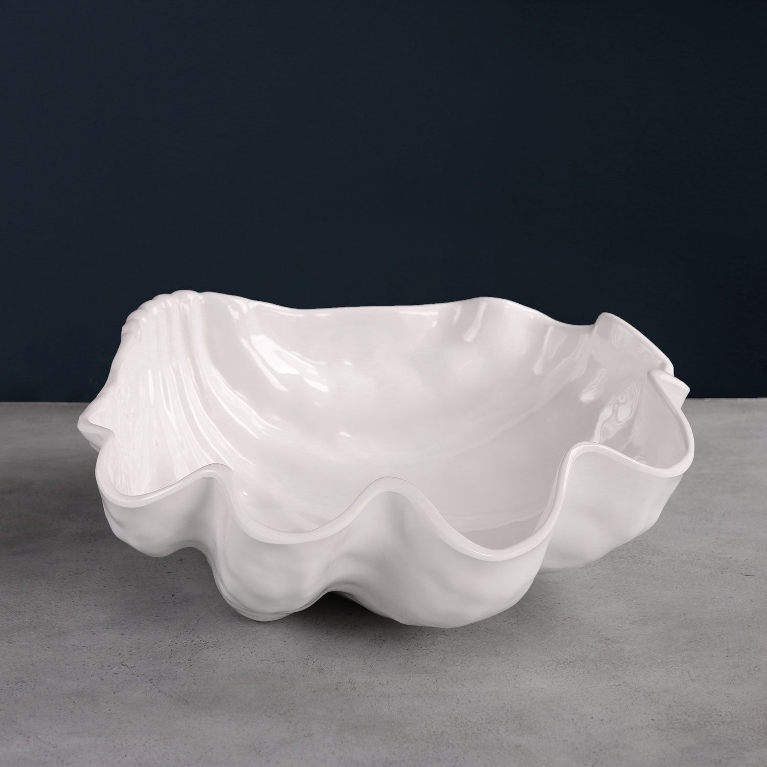 2717 VIDA Ocean Shell Large Bowl (White) - Image 1