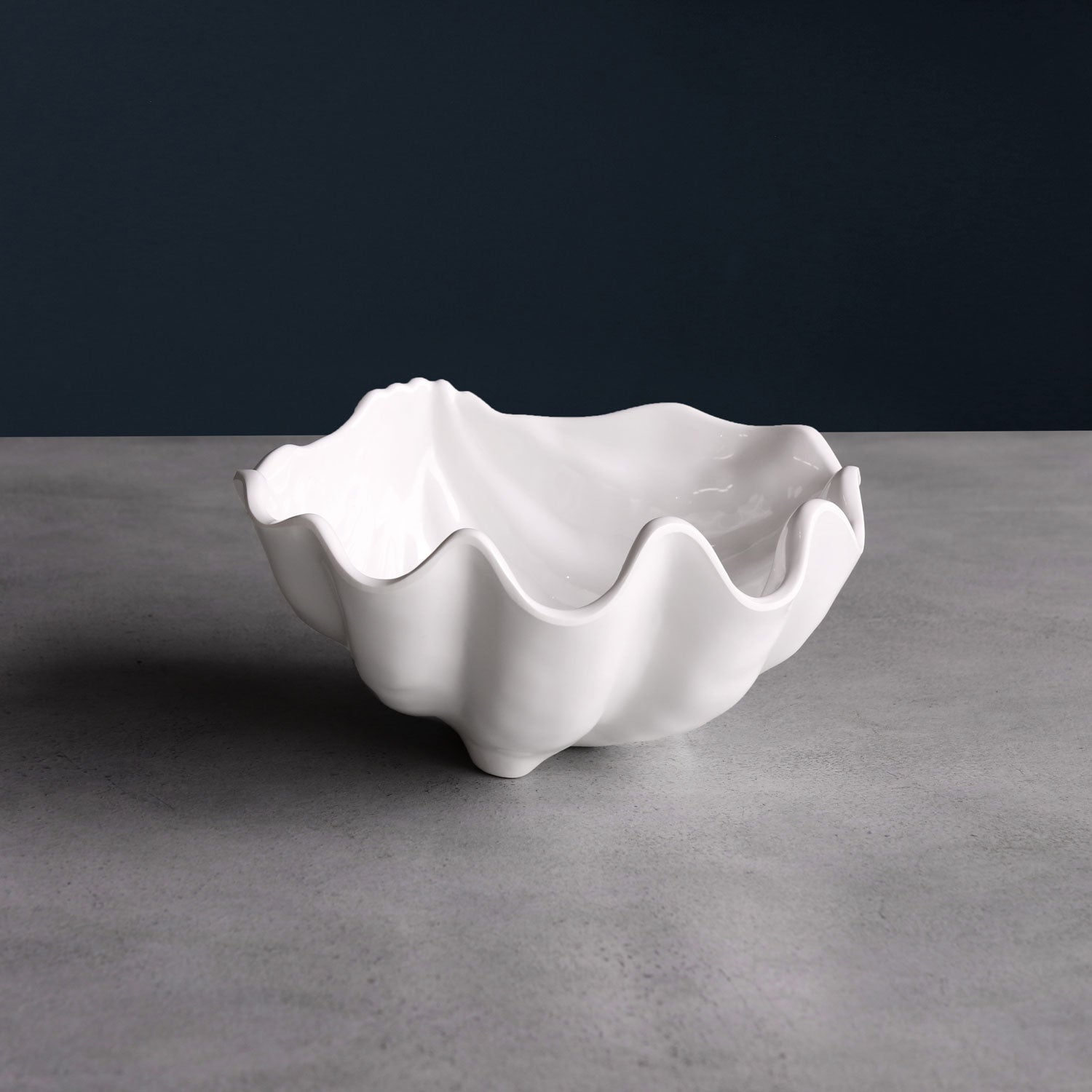 2718 VIDA Ocean Shell Small Bowl (White) - Image 1