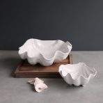 VIDA Ocean Shell Small Bowl (White) - Image 2