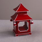 FINAL SALE - HOLIDAY Pagoda Lantern (Red)