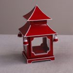 FINAL SALE - HOLIDAY Pagoda Lantern (Red)