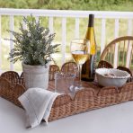 FINAL SALE - GLASS Fern Wine Set of 4 (Clear) - Image 3