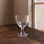 GLASS Fern with Dots All Purpose Set of 4 (Clear) 14 fl oz