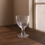 GLASS Fern with Dots All Purpose Set of 4 (Clear) 14 fl oz