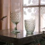 FINAL SALE - GLASS Hobnail All Purpose Set of 4 (Moss Green) - Image 2
