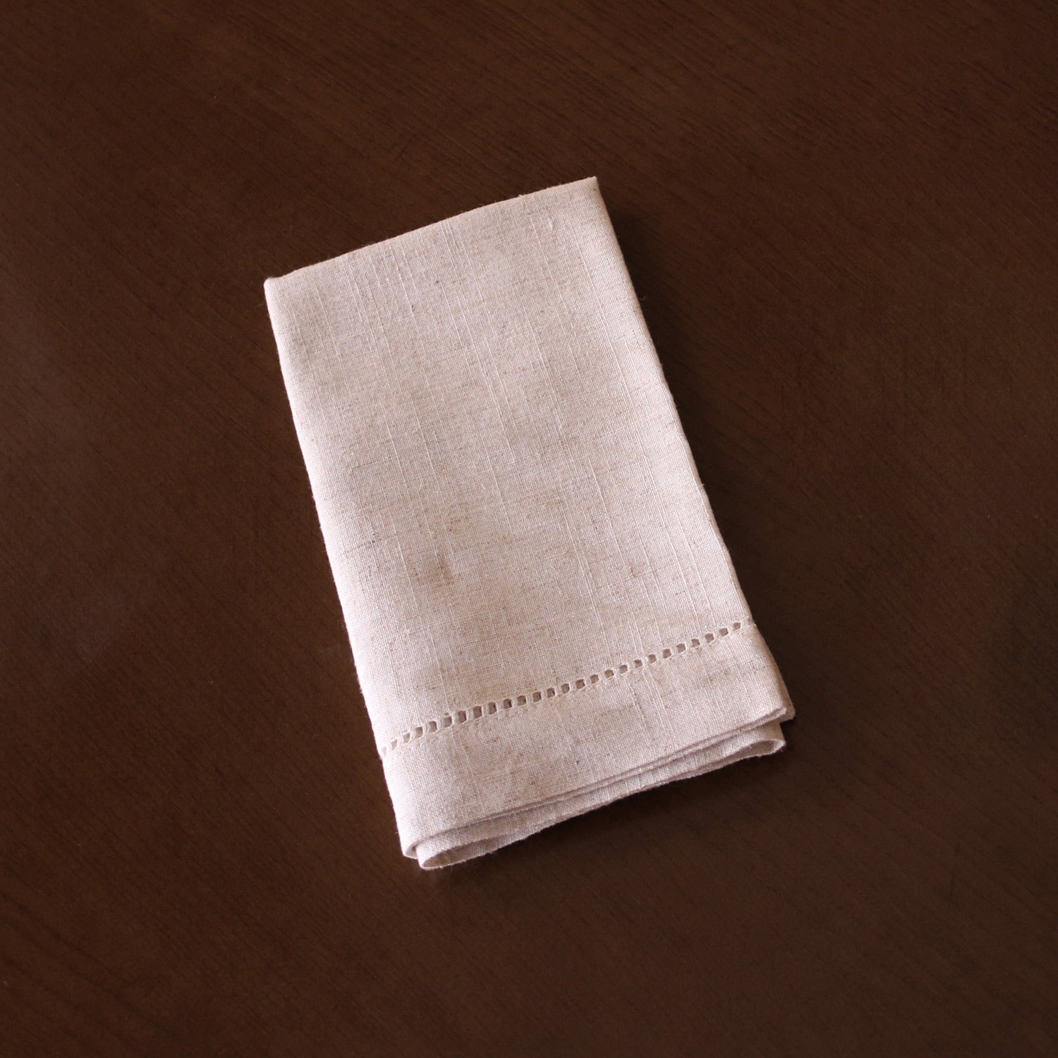2774 FINAL SALE - LINEN Classics Napkins Set of 4 (Beige) - Image 1