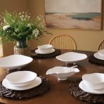 VIDA Nube Dinner Plate Set of 4 (White) - Image 4