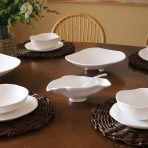 VIDA Nube Small Oval Bowl with Spoon (White) - Image 3