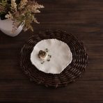 FINAL SALE - VIDA Alegria Salad Plate Set of 4  (Sand)