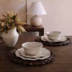 FINAL SALE - VIDA Alegria Salad Plate Set of 4  (Sand) - Image 2