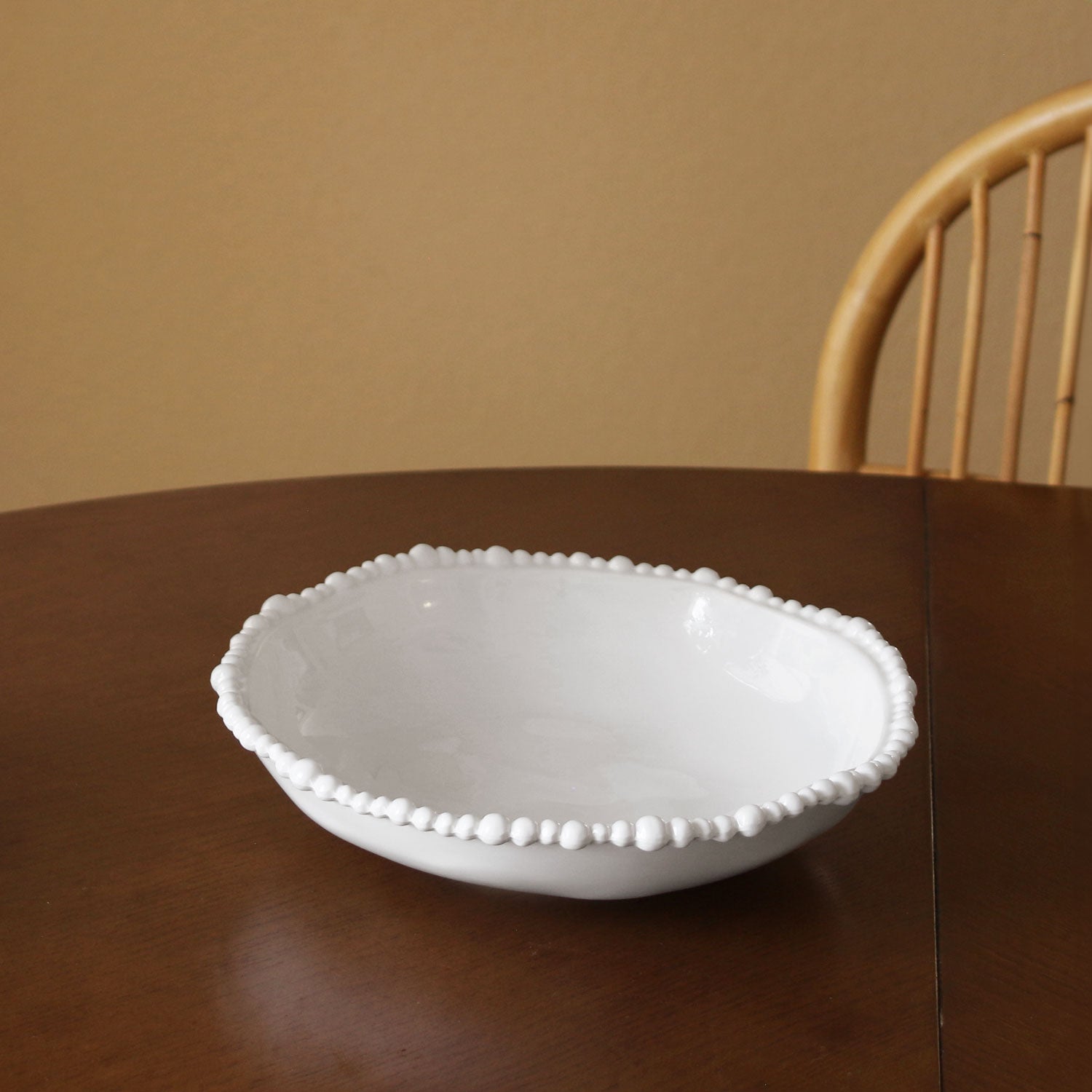 2811 FINAL SALE - VIDA Alegria Pasta Bowl Set of 4 (White) - Image 1