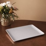 FINAL SALE - VIDA Croc Extra Large Rectangular Tray (White)