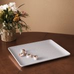 FINAL SALE - VIDA Croc Extra Large Rectangular Tray (White) - Image 3