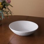 FINAL SALE - VIDA Croc Large Bowl (White)