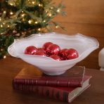 GLASS Alabaster Wave Large Bowl (White) - Image 2