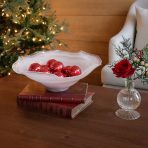 GLASS Alabaster Wave Large Bowl (White) - Image 3