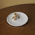 VIDA Bamboo 9" Salad Plate Set of 4 (White) - Image 3