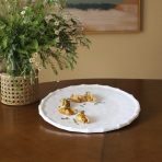 VIDA Bamboo Round Platter (White) - Image 4