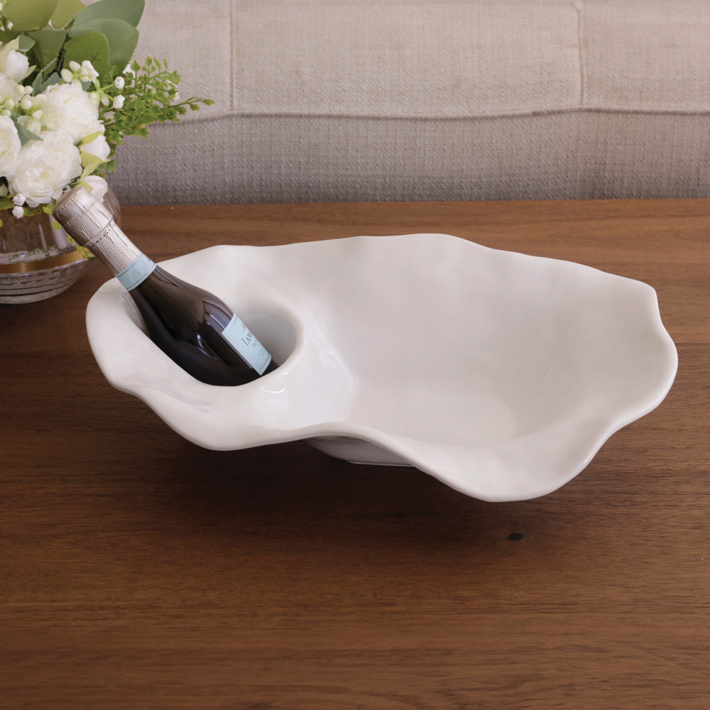 2870_9c82eb97-9911-40ea-b233-85ccfbda8997 VIDA Ocean Oyster Champagne Bucket (White) - Image 1