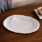 VIDA Ocean Large Oval Crab Platter (White) - Image 3