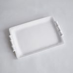 VIDA Bamboo Medium Rectangular Tray (White) - Image 2