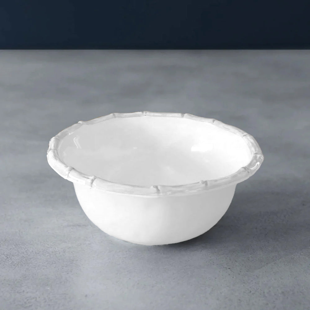 2887 VIDA Bamboo Cereal Bowl Set of 4 (White) - Image 1