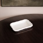 VIDA Bamboo Guest Towel Holder (White)