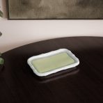 VIDA Bamboo Guest Towel Holder (White) - Image 4
